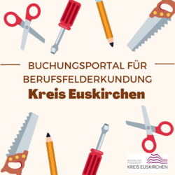 Buchungsportal für Berufsfelderkundung Kreis Euskirchen