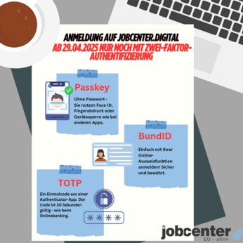 Bild zur Zwei-Faktor-Anmeldung vergrößern